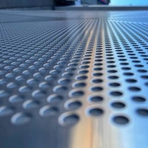 Malla de Aluminio Perforada Redonda para Ventanas, Red de Protección Anti-Impactos, Pantalla de Seguridad Perforada para Puertas y Ventanas - Product Image 4