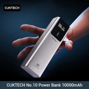 2024 nouveaux produits CUKTECH No.10 Power Bank 10000mAh PB100P 150W MAX 2 ports sortie <span class=keywords><strong>chargeur</strong></span> <span class=keywords><strong>Portable</strong></span> pour <span class=keywords><strong>Macbook</strong></span> iPhone 15 Xiaomi - Product Image 2