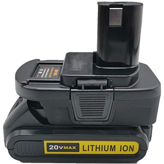 DM18D Battery Adapter Compatible with Dewalts 18V Lithium Battery DCB200 Convert to QC3.0 USB 5V 2.1A for Phone