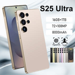 Teléfono inteligente S25 Ultra + desbloqueado de alta calidad 5G teléfono móvil barato 16 + 512GB almacenamiento 2K resolución de pantalla LTE comparable S24 Ultra - Product Image 1