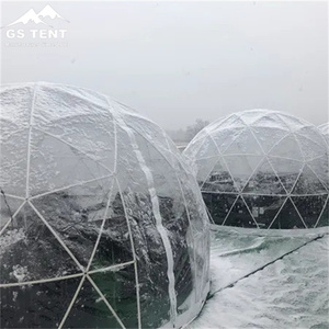 Tente transparente personnalisée de dôme géodésique en PVC 6m pour les projets de villégiature et les locations d'événements - Product Image 5