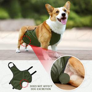 Protector ajustable para perros, protector impermeable para el vientre para Corgis Dachshunds - Product Image 5