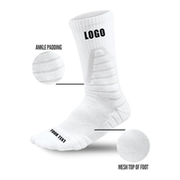 Chaussettes de sport en tricot avec impression numérique de logo personnalisé, chaussettes de course Coolmax