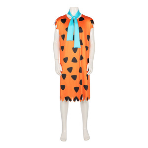 Disfraz de Fred Flintstone de Star's Edge para Hombre Adulto, Vestido Naranja, Disfraz de Halloween, Traje de Fiesta - Product Image 5