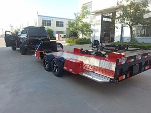 Remolque hidráulico para remolque de coche, camión de remolque de cama inclinable, T capacidad 3/5T/8T con cabrestante de elevación para recuperación de transporte automático - Product Image 4
