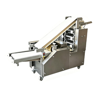 Machine automatique commerciale pour la fabrication de pain plat, 180 pièces/min, 220V, 2,2kW, pour Naan, Pizza et Tortilla