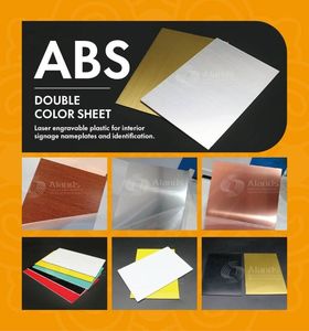 Panel de Plástico Rígido ABS de Doble Color, Estándar Europeo, Tamaño Personalizado, Resistente a los Impactos y a los Rayos UV, con Servicio de Corte y Grabado CNC - Product Image 2