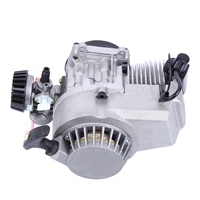 HIAORS 2 temps 49cc Dirt Bike Pull Start Engine démarreur moteur pour Pocket Bike Mini ATV Scooter