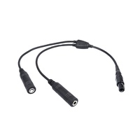 Adaptateur de câble d'aviation RayTalk pour casque Airbus, connecteurs de communication