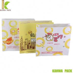 Bolsas de Papel Kraft Marrón para Waffles de Burbujas Estilo Hong Kong, con Impresión de Logotipo - Product Image 4