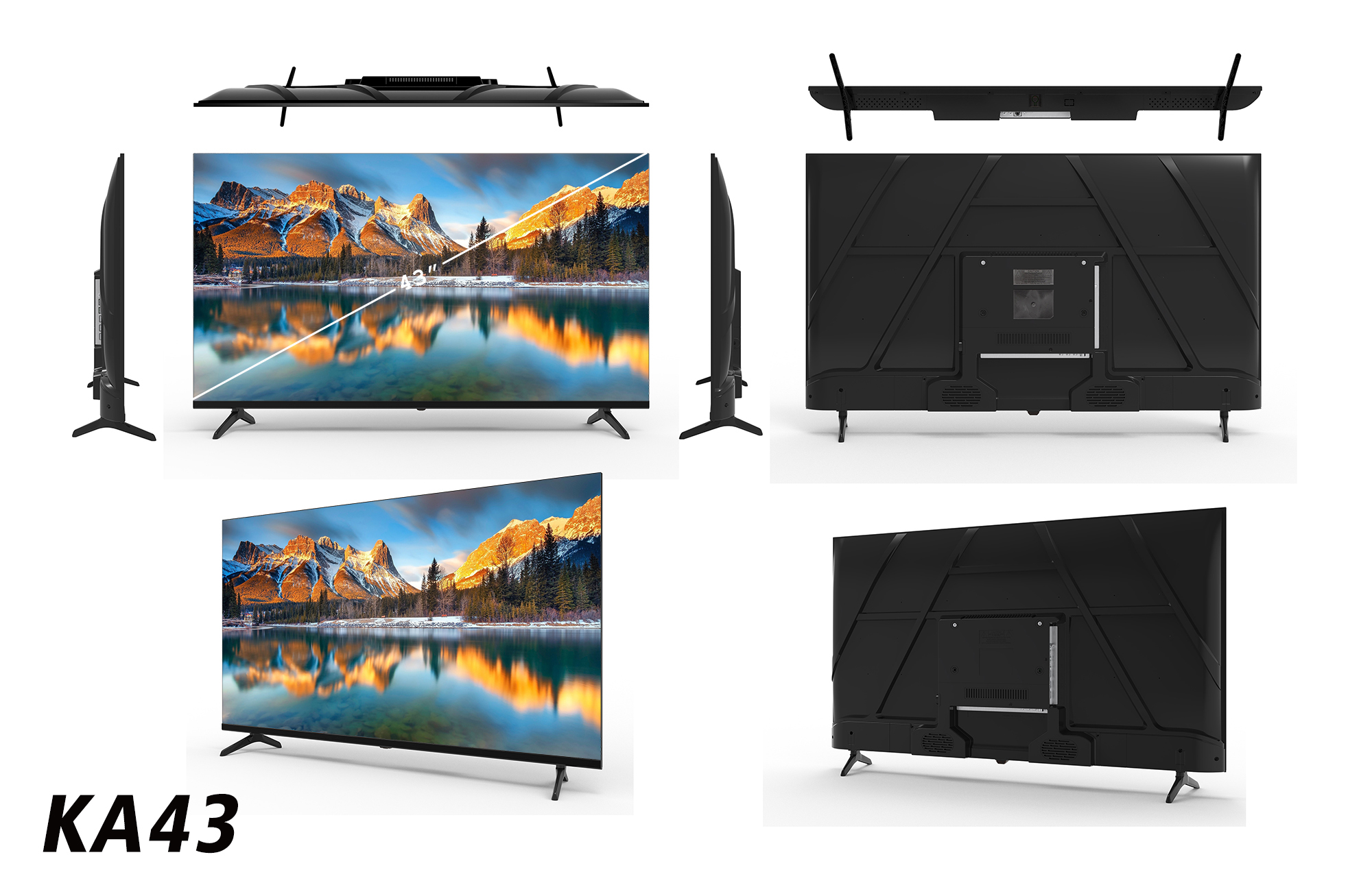 Televisor inteligente FHD de 43 pulgadas