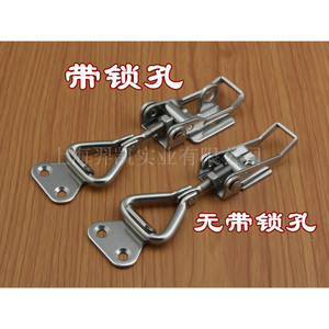 Loquet d'angle réglable en acier inoxydable 304, pêne de porte, pince de verrouillage, boucle de boîte, serrure de meuble, style industriel durable - Product Image 5