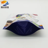 Sachet d'emballage vertical personnalisé pour épices, avec fermeture éclair et fenêtre, en plastique, pour assaisonnements séchés, herbes, poudres et aliments