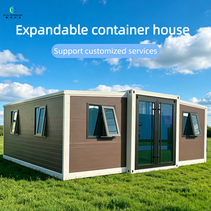 Casa Contenedor Prefabricada de Lujo ODM/OEM de 20 pies y 40 pies, Edificio Modular Impermeable e Ignífugo para Resort, Casa de Vacaciones, <span class=keywords><strong>Tienda</strong></span> Comercial - Product Image 2