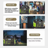 Centrale électrique Portable 300W pour alimentation en stockage d'énergie extérieur panneau solaire batterie externe lampe de poche compresseur d'air voiture