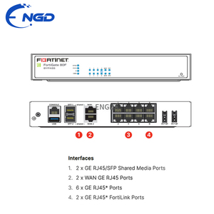 FG-81F <span class=keywords><strong>Firewall</strong></span> NGFW Gigabit <span class=keywords><strong>de</strong></span> Alto Rendimiento <span class=keywords><strong>de</strong></span> 10 Puertos, 10 Gbps, SSD <span class=keywords><strong>de</strong></span> 128 GB, 2 Puertos SFP, SD-WAN, VPN para Empresas, <span class=keywords><strong>Hardware</strong></span> <span class=keywords><strong>de</strong></span> <span class=keywords><strong>Firewall</strong></span> - Product Image 3