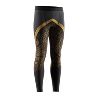 Pantalones Cortos de Compresión para Jiu Jitsu Nogi, Leggings Personalizados con Estampado para MMA, BJJ, Spats, Pantalones de Compresión para Correr y Hacer Ejercicio