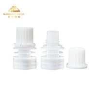 Mandun 8.6mm Bouchon de bec en plastique de qualité alimentaire pour sac de jus Stand up Pouch Spout Bag Doypack Bag
