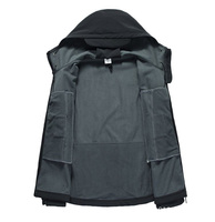 Vêtements de randonnée en gros, softshell, ensemble deux pièces pour la pêche, uniforme tactique, vêtements de chasse, survêtements d'hiver pour hommes