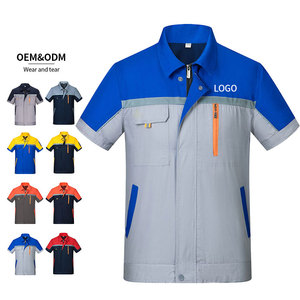 Bảo hộ lao động áo khoác và quần làm việc chà tùy chỉnh xây dựng phù hợp với Overalls sửa chữa xe quần áo đồng phục bảo hộ lao động an ninh công nghiệp - Product Image 1