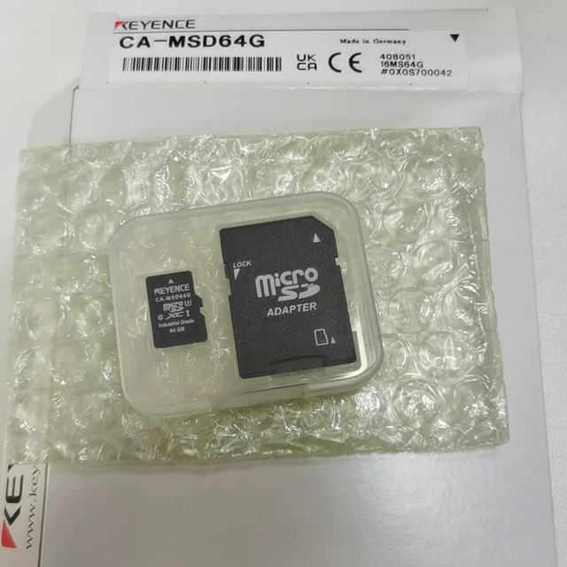 KEYENCE CA-MSD64G Equipped with AI X Optical Zoom Vision System VS Series Industrial Grade microSD Card 64GB CA MSD64G