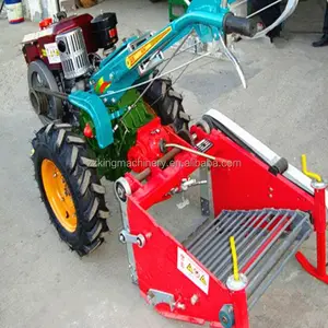 Traktor Berjalan, Mesin Pengambil Kentang Penggali Bawang Putih Keterkaitan 3 Titik