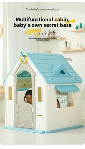 Tente de jeu pliable pour enfants et maisonnette pour garçons et filles, jeu de rôle intérieur/extérieur, bébé, tout-petit, enfants, maternelle, maison - Product Image 3