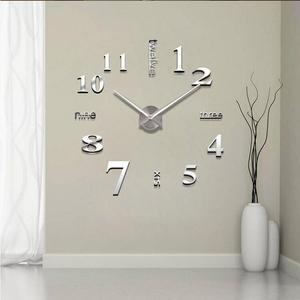 SY87 autocollant mural décoratif 3D sans cadre numérique bricolage <span class=keywords><strong>horloge</strong></span> murale usine pas cher en gros maison salon acrylique aiguille résine - Product Image 5