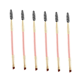 Pinceau de maquillage double tête en gros : pinceau à sourcils et pinceau à cils - Product Image 4