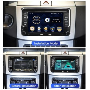 Lecteur DVD de voiture Android 7 pouces 64 Go pour <span class=keywords><strong>VW</strong></span> Volkswagen Jetta Multivan T5 New Beetle, navigation multimédia, Wifi, BT, GPS, Carplay, autoradio - Product Image 2
