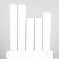 Tube d'emballage de comprimé effervescent en gros d'usine de 45g PP avec impression de transfert de chaleur de couvercle déshydratant de silice pour tube de vitamine C