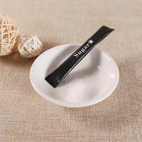 Tube de sucre en bâtonnets blancs et bruns, étanches, en PE vierge, emballés individuellement, impression personnalisée, 3g 5g, pour la restauration et les assaisonnements