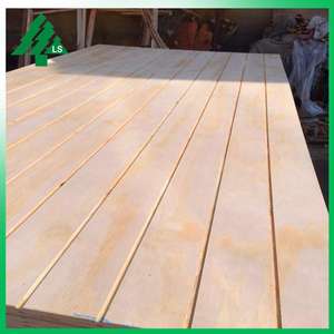 Рифленая фанера с облицовкой сосны для настенной панели - Product Image 6