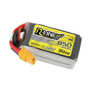 แบตเตอรี่ลิโพ TATTU-R-LINE 1.0 850mAh 95C 11.1V 3S <span class=keywords><strong>14.2V</strong></span> 4S พร้อมหัวต่อ XT30 XT60 - Product Image 3