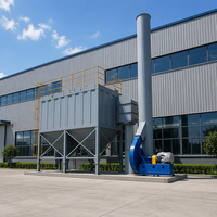Hocheffizientes 99% Staubkontrollgerät Filterbeutel-Staubabscheider für Zementsilos mit Druckluft-Reinigungssystem