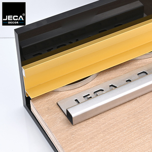 Plinthe en aluminium de luxe JECA 6063-T5 |   Vis invisibles pour <span class=keywords><strong>plinthes</strong></span> modernes |   Usine de bandes décoratives murales anti-corrosion - Product Image 4
