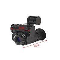Untuk NVG10 HD 1920x1080px 1-3X Monokuler Penglihatan Malam untuk Helm dengan Perekaman Video WIFI 30fps Inframerah 250-300m untuk Berburu