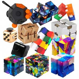 Juguete Antiestrés de Aleación de Aluminio en Oferta, Paquete de Cubos Giratorios para Niños, Regalos de Cumpleaños, Calendarios de Adviento Sensoriales, Pedidos al por Mayor - Product Image 6