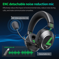 Headset Gaming nirkabel PLEXTONE G810 headphone Gaming USB BT 2.4GHz untuk PS5, PS4, PC, Switch, ponsel, Xbox
