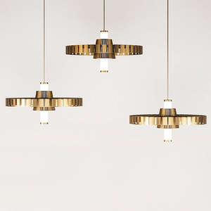 Luces de techo vintage Diseño Industrial iluminación hierro acrílico colgante LED araña para el hogar - Product Image 4