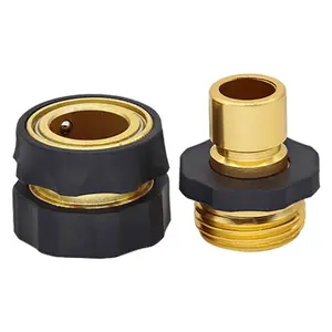 3/4 Mỹ loại vòi nước kết nối nhanh chóng Brass vườn Hose phun kết nối nhanh chóng Phụ kiện cho rửa xe