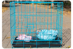 G-201119-8 Beste Huisdier 70*50*56Cm Grote Opvouwbare Draad Huisdier Kooi Voor Hond Kat Huis Metalen Hond krat - Product Image 5