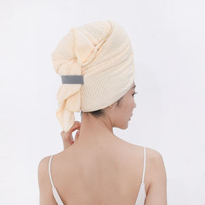 カスタムロゴパーソナライズされた超吸収性クイックドライソフトマジックターバンマイクロファイバーヘアタオルラップターバン - Product Image 4