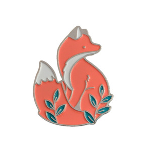 Pin de zorro, alfileres de animales, insignias de zorro del bosque, broches de solapa, pinos, joyería de zorro, broches, Pin para amigos, hombres, para bolso - Product Image 2