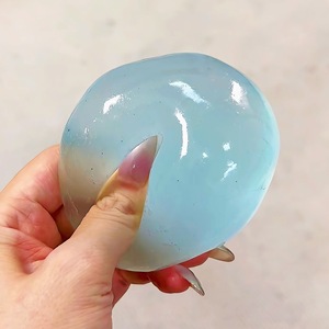 6cm Glossy Pink Coconut Oil Ball EN71 Certified Unisex Stress Relief Squeeze <b>Squishy</b> Toy for Kids Adults - Product Image 6
