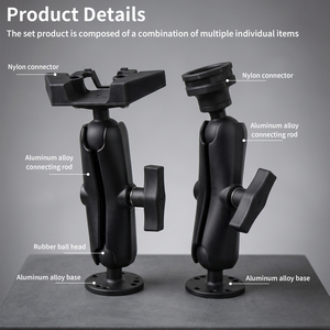 VINmounts Starlink Mini Mount 1.5 Inch Ball Head Compatible Adapter Roof Outdoor Marine RV Heavy Duty Stable Support Mount - Product Image 3