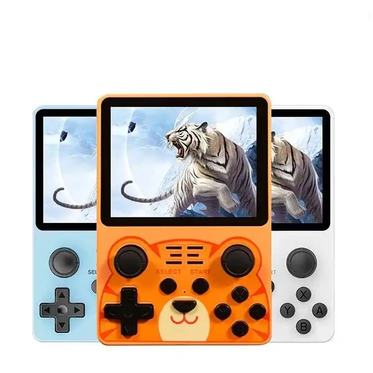 Consola de videojuegos portátil Retro, pantalla Ips de 3,5 pulgadas, Dual Rocker, Powkiddy Rgb20s, superventas