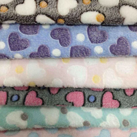 Öko-Zertifizierter Flanellstoff mit Bedrucktem Muster Weiche Plüschdecke mit Schlichtem Design für Autos