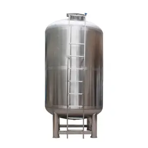 5T Food Grade Aseptic Storage Tank Industrial pure Factory SS Water Milk Storage Tank