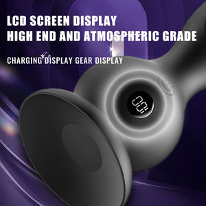 Delove Fernbedienung LED-Anzeige Vibrierender Analplug G-Punkt Vibrator Prostata-Massagegerät Analsex-Spielzeug für Männer und Frauen - Product Image 5